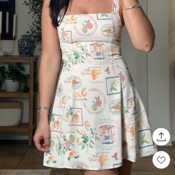 Abercrombie & Fitch Italian Pattern Mini Dress - Picture 1 of 7